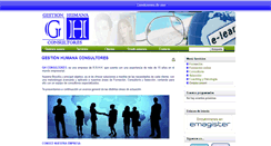 Desktop Screenshot of gestionhumanaconsultores.net